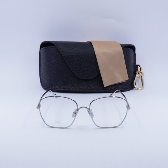 Loewe LW50073U 016 Geometric Eyeglasses 55mm – Silver - Picture 9 of 11